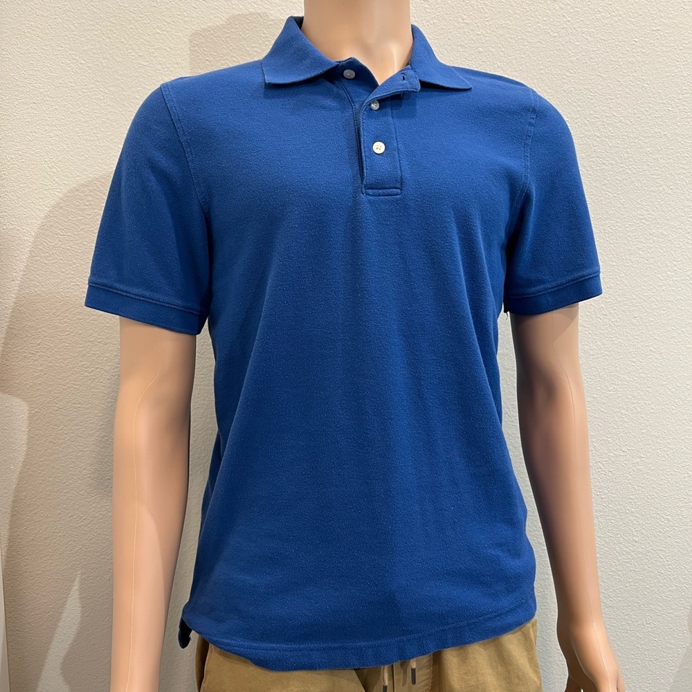 Croft & Barrow Easy Care Cotton/Poly Blend Classic Polo Shirt, Blue - Picture 3 of 8